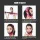 V Line Elastic Face Slimming Bandage Women Face Shape Chin Cheek Lift Up Belt Facial Massage Strap Skin Health and Beauty Tools